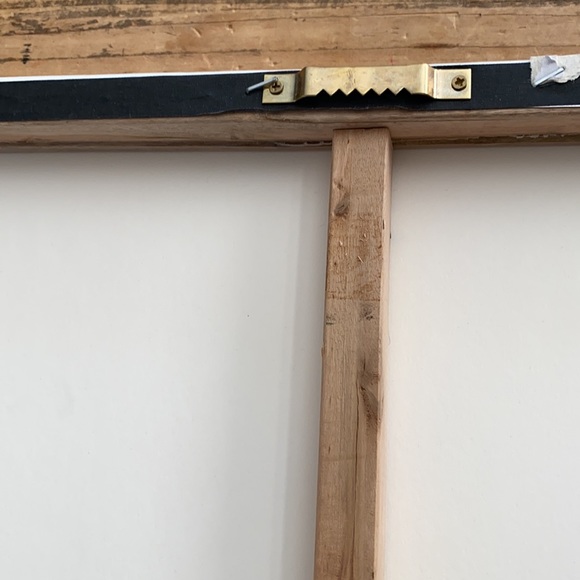 white and gold canvas artwork - Picture 5 of 9